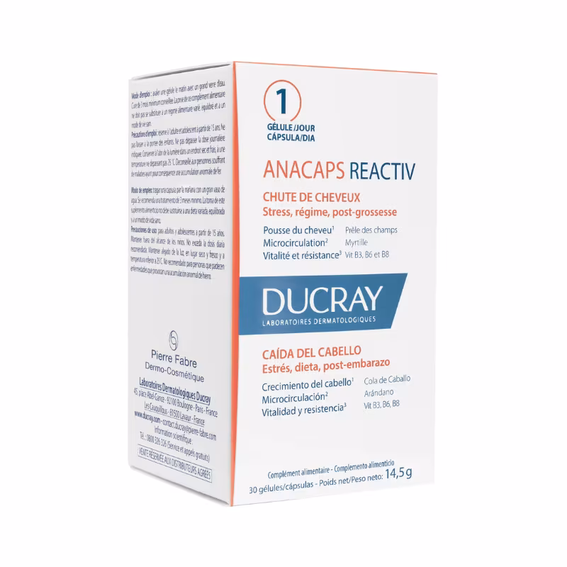 Ducray Anacaps Reactiv 30 gélules