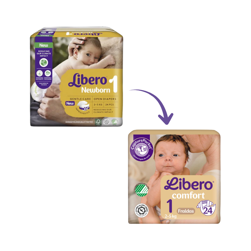 Libero Comfort 1 24 couches Pack 4 unités