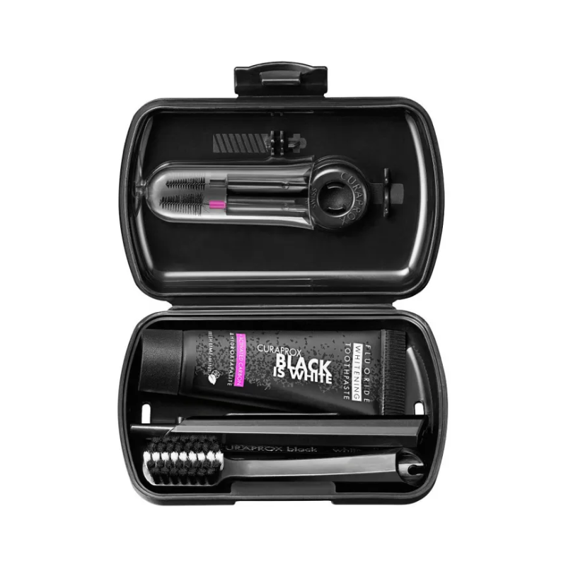 Curaprox Kit de Viagem Black is White