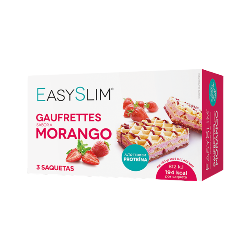 Easyslim Gaufrettes Fresa 3 unidades