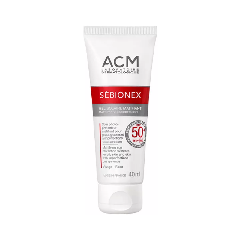 Sébionex Mattifying Sunscreen Gel SPF50+ 40ml