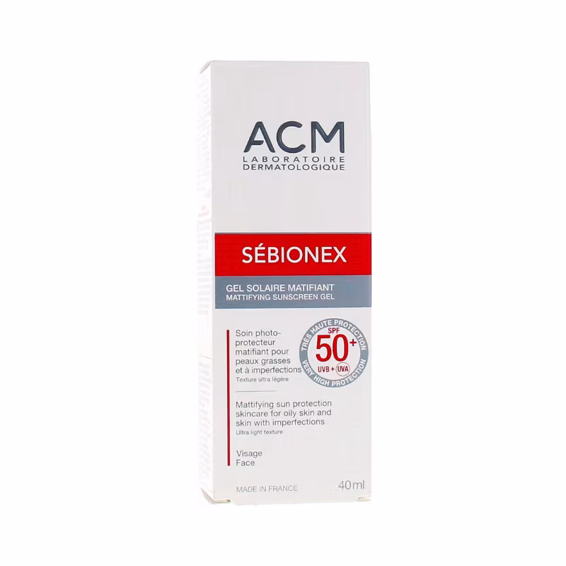 Sébionex Gel Solar Matificante FPS50+ 40ml