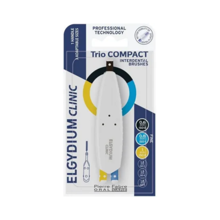 Elgydium Clinic Trio Compact Cepillos Interdentales ISO 0/1/2