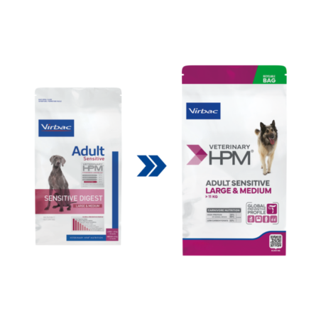 Virbac HPM Adult Sensitive Large & Medium Perro 12kg