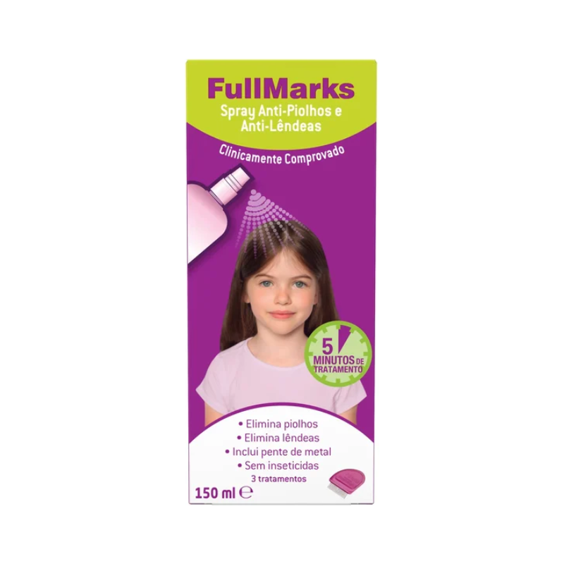 Fullmarks Spray Antipiojos y Antiliendres 150ml