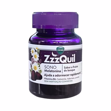 Vicks ZzzQuil Sommeil Fruits des Bois 30 gummies