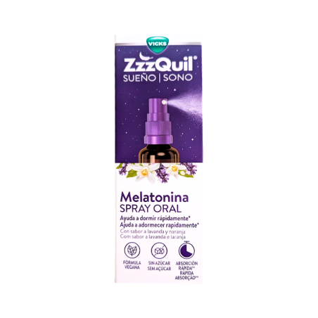 Vicks ZzzQuil Sommeil Mélatonine Spray 30ml