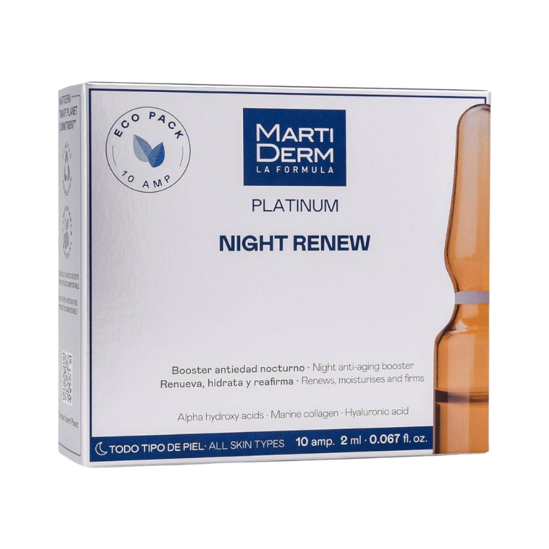 Martiderm Platinum Night Renew Ampolas 10x2ml