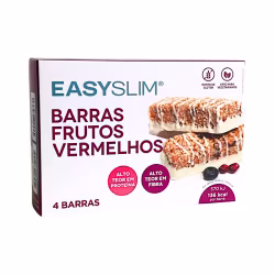 EasySlim Barras Frutos Vermelhos 4x40g