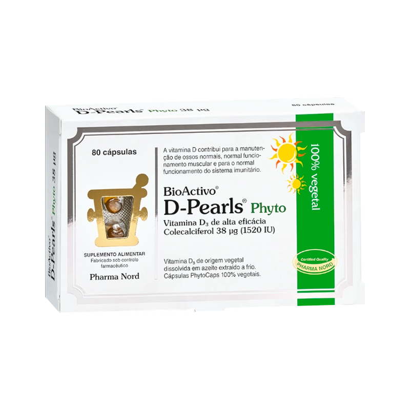 BioActivo D-Pearls Phyto 80 capsules