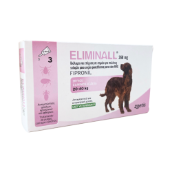 Eliminall 268mg Cães (20-40kg) 3 pipetas