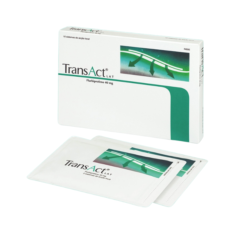 Transact Lat 40mg Pansement Imprégné 10 unités
