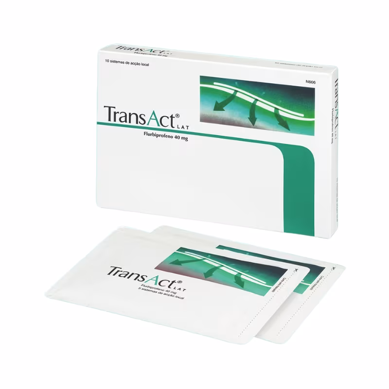 Transact Lat 40mg Penso Impregnado 10 unidades