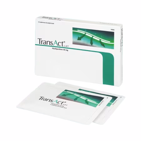 Transact Lat 40mg Apósito Impregnado 10 unidades