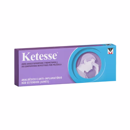 Ketesse 25mg 20 comprimidos