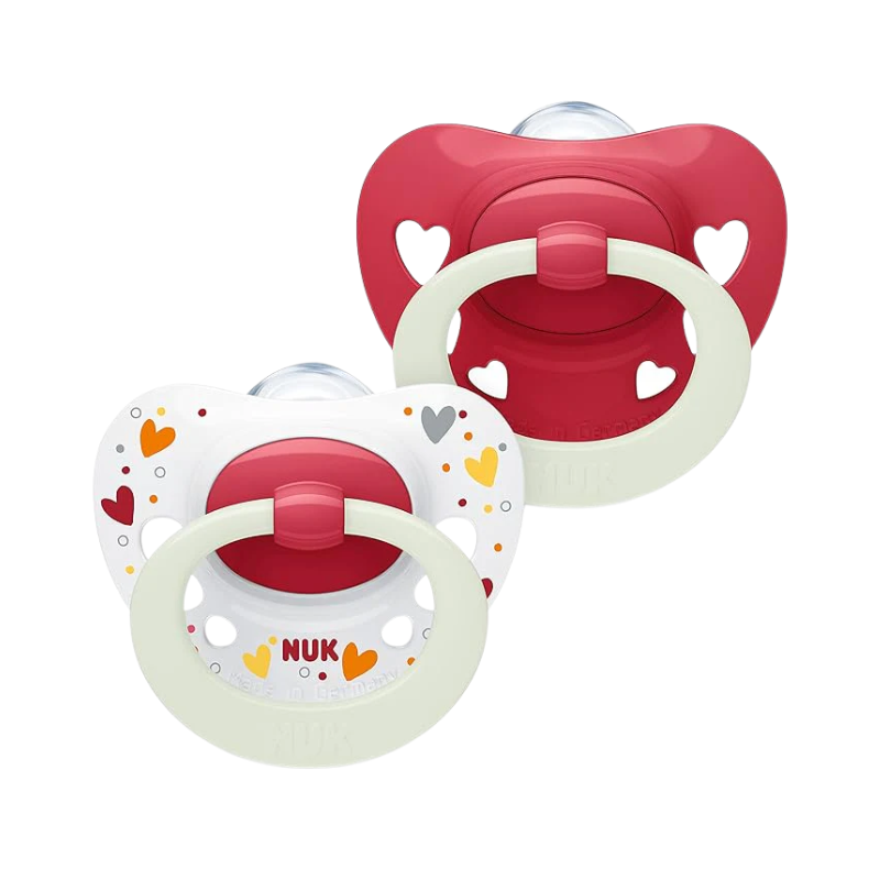 Nuk Signature Night Chupete 6-18m 2 unidades