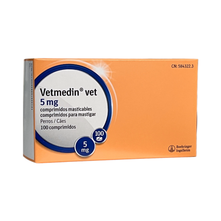 Vetmedin 5mg 100 comprimés à croquer