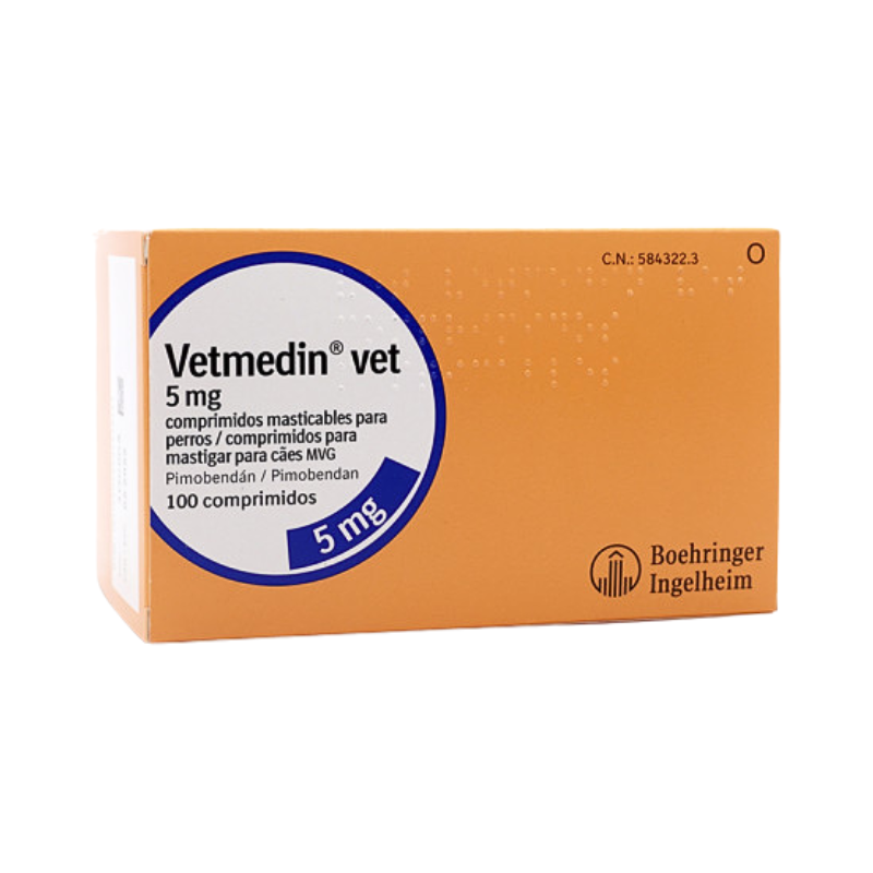 Vetmedin 5mg 100 comprimés à croquer