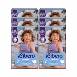 Libero Comfort 7 20 Pañales Pack 6 unidades