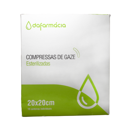 Dafarmácia Compresas de Gasa Estériles 20x20cm 10 unidades