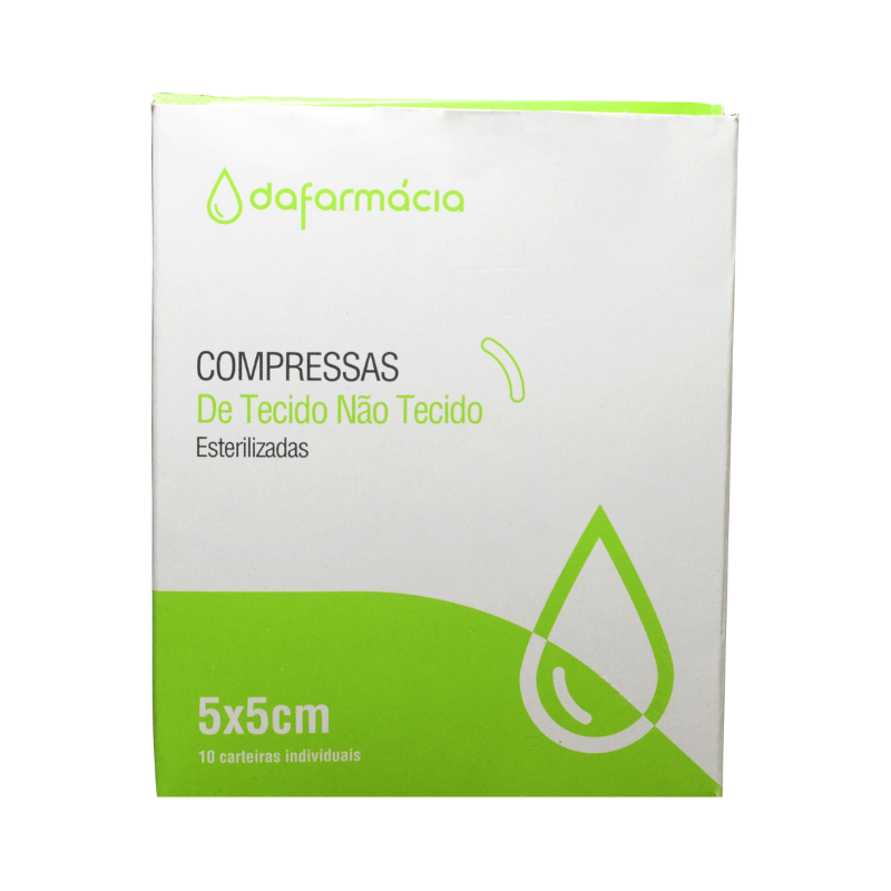 Dafarmácia Compresses Tissu Non Tissé 5x5cm 10 unités