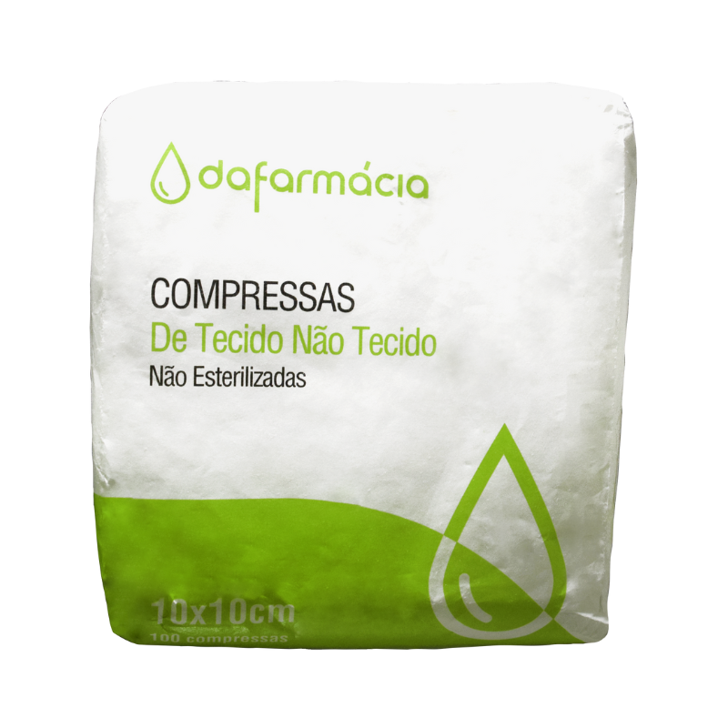 Dafarmácia Compresas Tela no Tejida 10x10cm 100 unidades