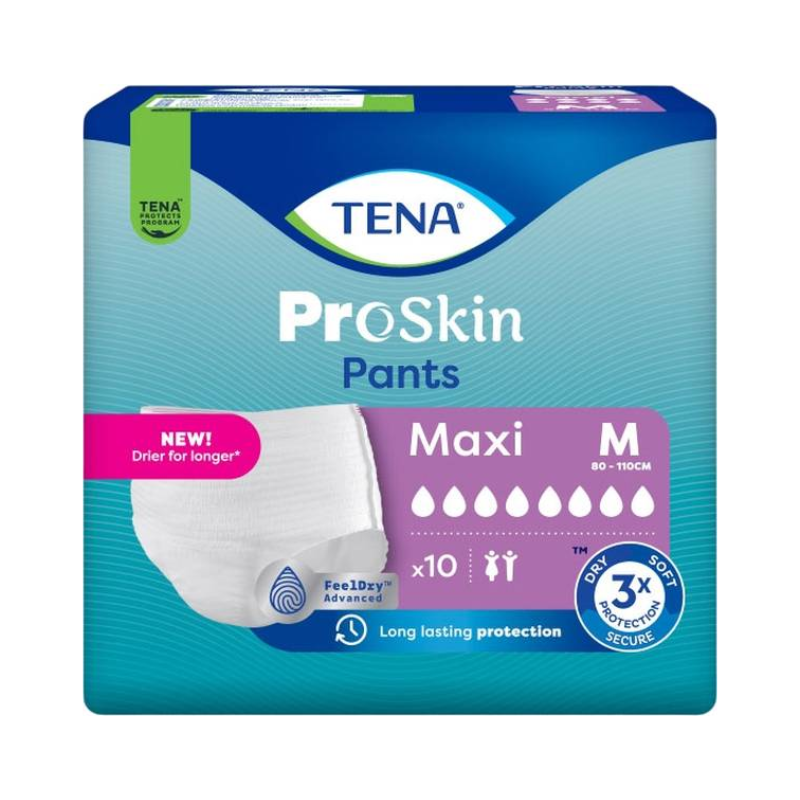Tena Pants Protect+ Maxi tamanho M 10 unidades
