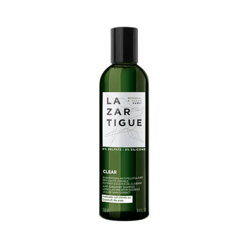 Lazartigue Clear Shampoing Antipelliculaire Cuir Chevelu Sec 250ml