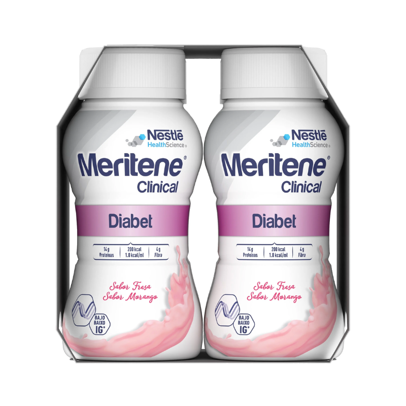 Meritene Clinical Diabet Fresa 4x200ml