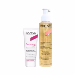Noreva Sensidiane AR+ Soin Anti-Rougeurs + Huile Démaquillante Apaisante Pack