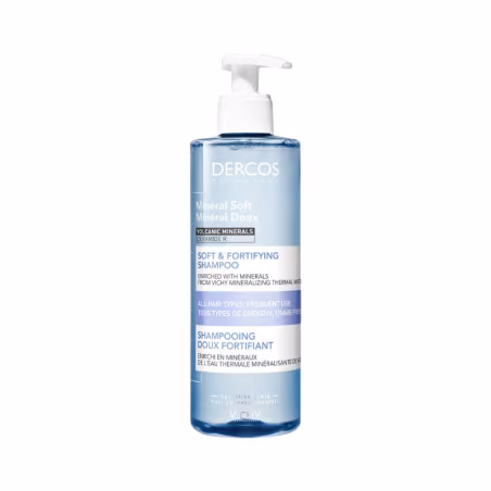 Dercos Mineral Suave Champú Calmante y Fortificante 400ml