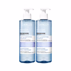 Dercos Minéral Doux Shampoing Doux Fortifiant 2x400ml