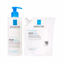 La Roche-Posay Lipikar Syndet AP+ Crema Limpiadora Relipidizante 400ml + Recambio