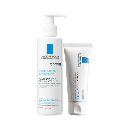 La Roche-Posay Cicaplast B5+ Gel Limpiador Purificante + Bálsamo Calmante Pack