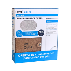 Letibalm Repair Crème Réparatrice Pieds 100ml + Accessoires de Soin Pack