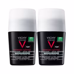 Vichy Homme Extreme Control Antiperspirant 72h Roll-On 2x50ml