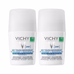 Vichy Deodorant 24h Dry Touch Roll-On 2x50ml