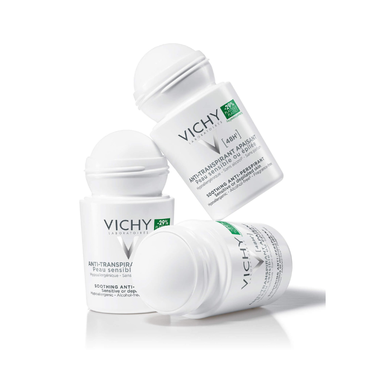 Vichy Desodorizante 48h Antitranspirante Apaziguante Roll-On 50ml