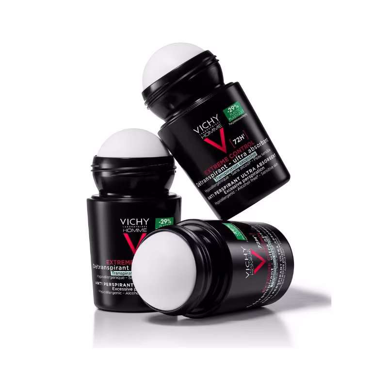 Vichy Homme Extreme Control Anti-Transpirant 72h Roll-On 50ml