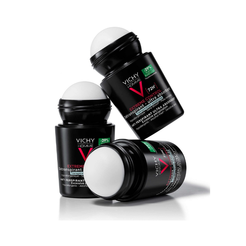 Vichy Homme Extreme Control Antitranspirante 72h Roll-On 50ml