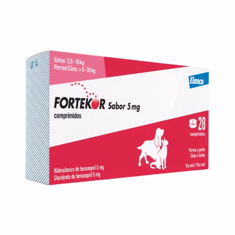 Fortekor Flavour 5mg 28 comprimés