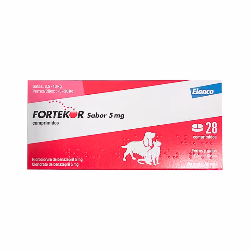 Fortekor Flavour 5mg 28 comprimés