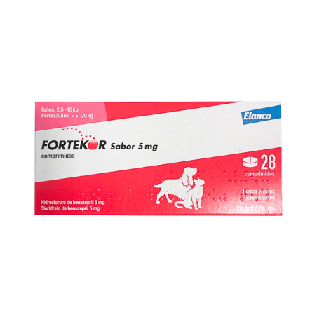 Fortekor Flavour 5mg 28 comprimés
