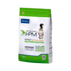Virbac Veterinary HPM Adult Neutered & Entire Gato Salmón 7kg