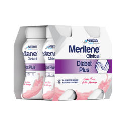 Meritene Clinical Diabet Plus Fraise 4 x 200 ml