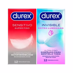 Durex Sensitive Super Thin + Invisible Extra Lubricated Pack