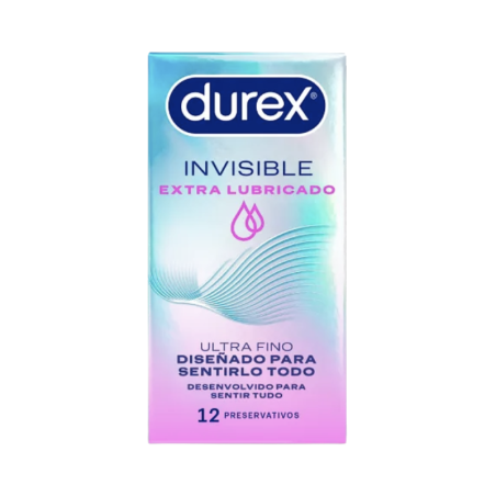 Durex Invisible Extra Lubrifié 12 préservatifs