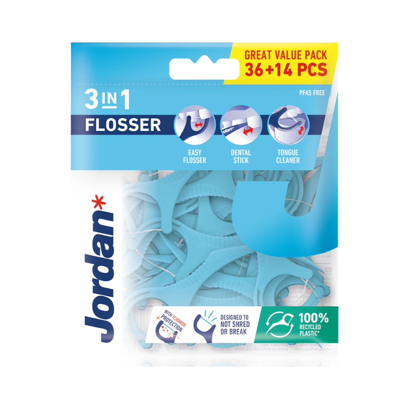 Jordan 3-in-1 Dental Floss 36 units