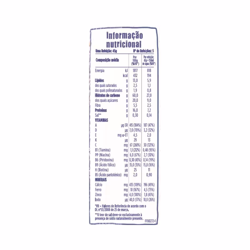 Cerelac Seleção da Natureza Aveia Framboesa Banana 6m+ 240g