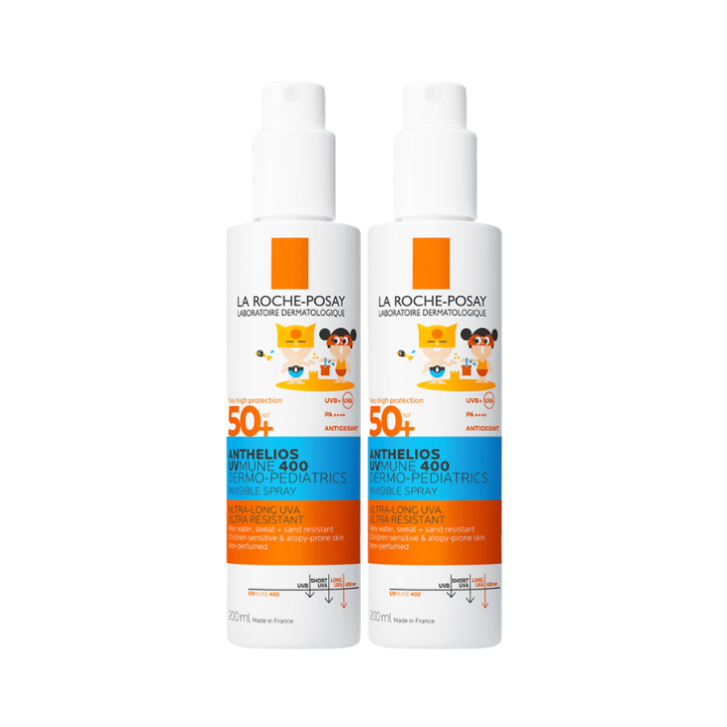 La Roche-Posay Anthelios UVMune 400 Dermo-Pediatrics Spray SPF50+ 2x200ml